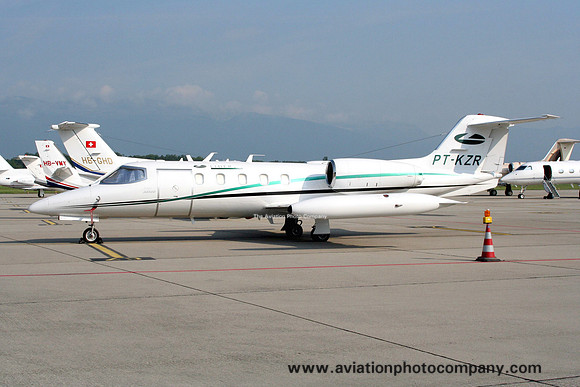 Lider Taxi Aereo Learjet 35A PT-KZR at Geneva (2008)
