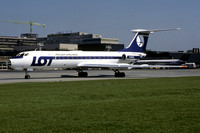 LOT Polish Airlines Tupolev Tu-134A SP-LHA at London Gatwick (1978)