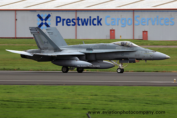 Royal Canadian Air Force 425 Squadron McDonnell Douglas CF-188 Hornet 188757 at Prestwick (2023)