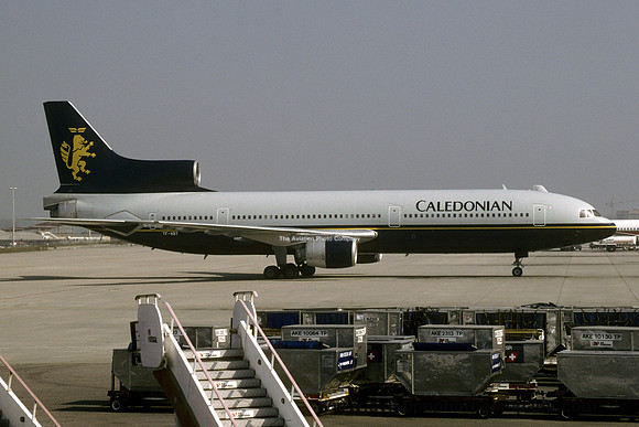 Caledonian Lockheed Tristar TF-ABT on lease from Air Atlanta Icelandic (1998)