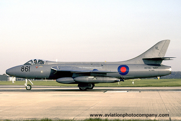 Royal Navy FRADU Hawker Hunter GA.11 XE685/VL861 (1985)