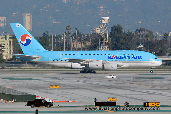 Korean Air Airbus A380-800 HL7612 at Los Angeles IAP (2013)