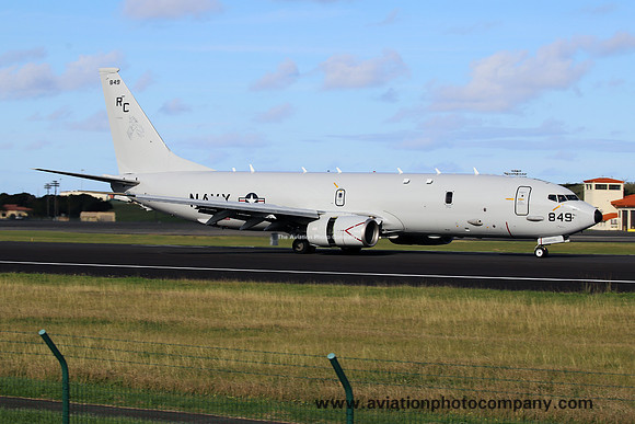 US Navy VP-46 Boeing P-8A Poseidon 168849/RC at Lajes (2023)
