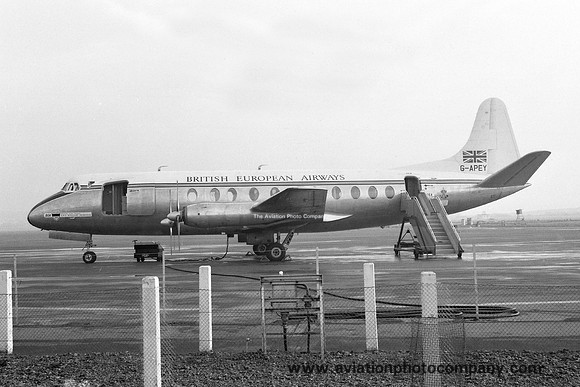 British European Airways Vickers Viscount 806 G-APEY