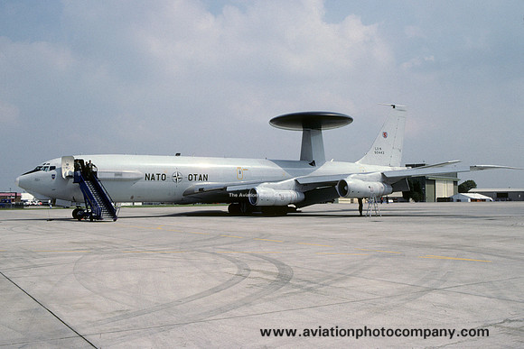 NAEWF Boeing E-3A Sentry LX-N90443 at RAF Cottesmore (2001)