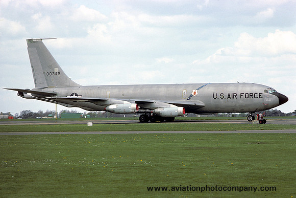 USAF 456th Bomb Wing Boeing KC-135A 60-0342 (1976)