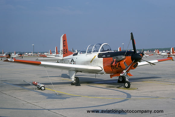 US Navy TAW-5 Beech T-34C Mentor 162624/E (1984)