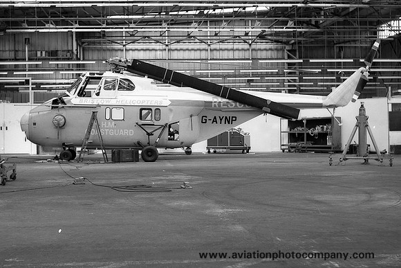 Bristow Helicopters/HM Coastguard Westland WS.55 Whirlwind HAR.3 G-AYNP (1971)