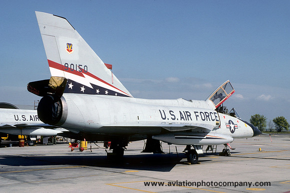 USAF 84 FIS Convair F-106B Delta Dart 59-0150 (1980)