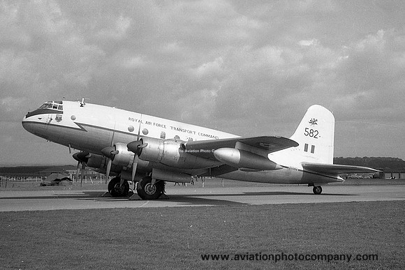 RAF 24 Squadron Handley Page Hastings C.1A TG582 at RAF Colerne (1965)