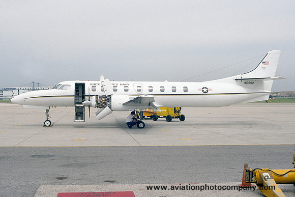 US Navy AOD Naples Swearingen C-26D Metro 910502 (2000)