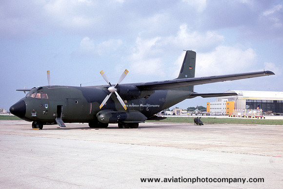 German Air Force LTG61 Transall C-160D 50+92 at Malta Luqa IAP (2003)