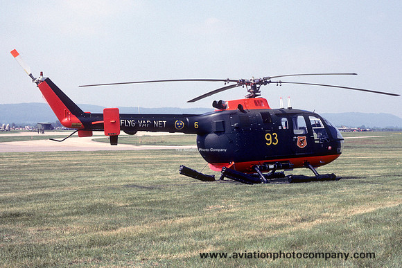 Swedish Air Force F6 Bolkow Bo105 9413/93 (1986)