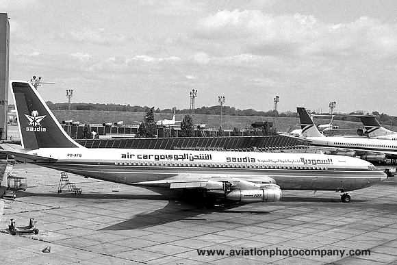Saudia Air Cargo Boeing 707-3B4C OD-AFB (1976)