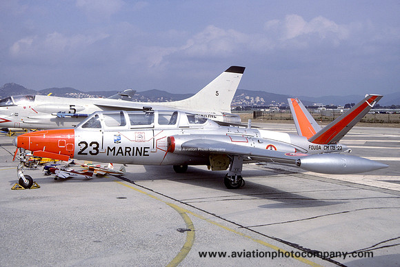 French Navy 59S Fouga CM.175 Zephyr 23 (1986)
