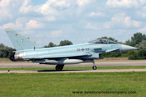 German Air Force JG74 Eurofighter EF-2000 30+58 at the Neuberg Open Day (2013)