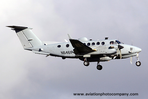 Beech King Air 350 N6461F at Prestwick (2014)