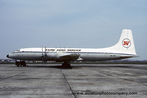 Zaire Aero Service Bristol Britannia 252 9Q-CPX