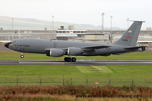 USAF AFRC 507 ARW Boeing KC-135R Stratotanker 58-0051 at Prestwick (2024)