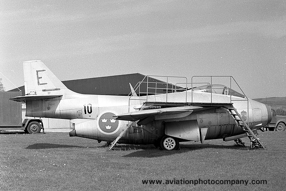 Swedish Air Force F10 SAAB Tunnan J-29A 29240 (1972)