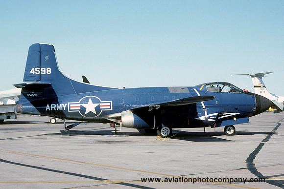US Army Douglas F-10B Skyknight 124598 at NAS Moffett Field (1980)