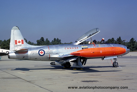Canadian Armed Forces 414 Squadron Canadair CL-30 (CT-133) Silver Star 3 133497 (1973)