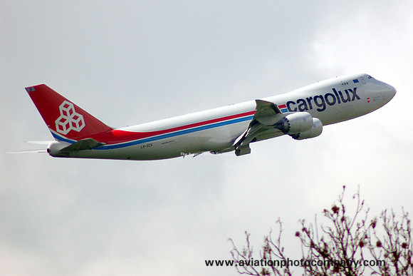 Cargolux Boeing 747-8F LX-VCA at East Midlands (2014)