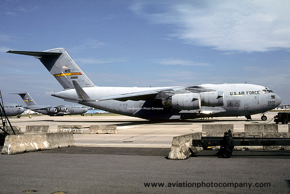 USAF 97 AMW McDonnell Douglas C-17 A93-0600 at Rhein Main (2000)