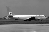 Cyprus Airways (leased from Monarch Airlines) Boeing 720-051B G-AZFB (1977)