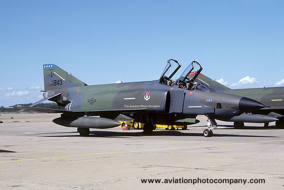 USAF Alabama ANG 106 TRS McDonnell RF-4C Phantom 65-0843 (1985)