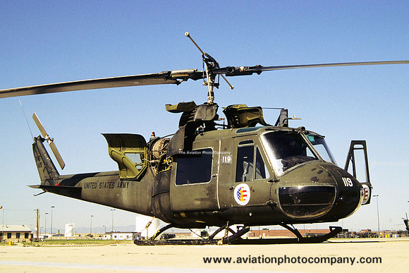 US Army Idaho ArNG 1/183 Avn Bell UH-1M Iroquois 64-14119 (1992)