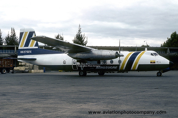 Aerosucre Handley Page Herald HK2702X (1982)