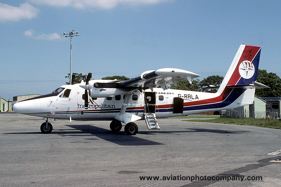 Dan Air Link City Metropolitan DHC-6-300 Twin Otter G-RBLA (1984)