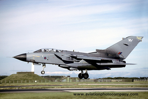 RAF 15 Squadron Panavia Tornado GR.1 ZA323/TAZ at RAF Lossiemouth (2000)