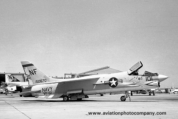 US Navy VF-51 Chance F-8E Crusader 150670/NF-101