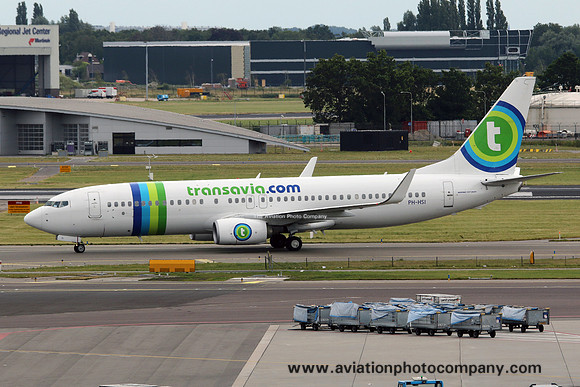 Transavia Boeing 737-800 PH-HSI at Amsterdam Schipol (2015)
