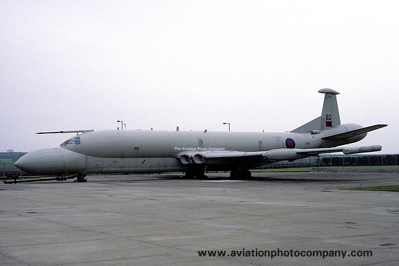 RAF Hawker Siddeley Nimrod AEW.3 XZ282 stored at RAF Waddington (1988)