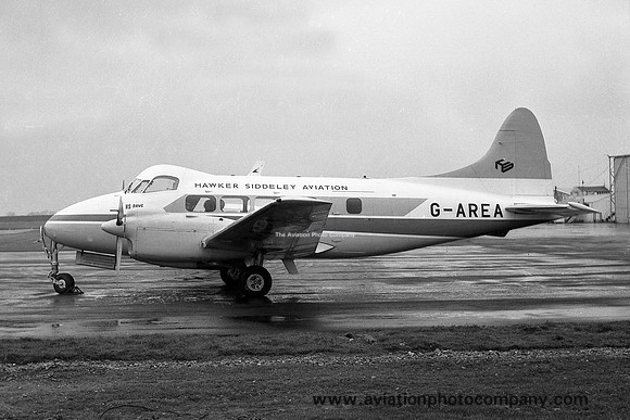 Hawker Siddeley Aviation De Havilland Dove 8 G-AREA (1968)