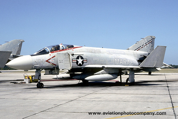 USMC VMFA-115 McDonnell F-4J Phantom 155543/AA104 (1981)