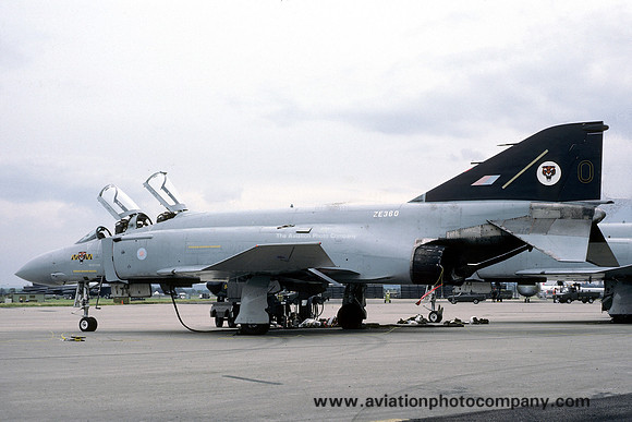 RAF 74 Squadron McDonnell F-4J Phantom ZE360/O (1987)