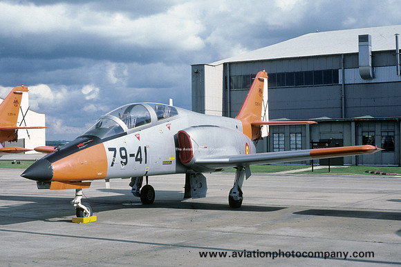 Spanish Air Force Ala 79 CASA C-101 Aviojet E.25-41/79-41 at IAT Fairford (1987)