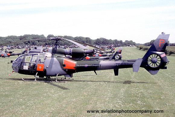 AAC 670 Squadron Westland Gazelle AH.1 ZB673 at Middle Wallop (1994)