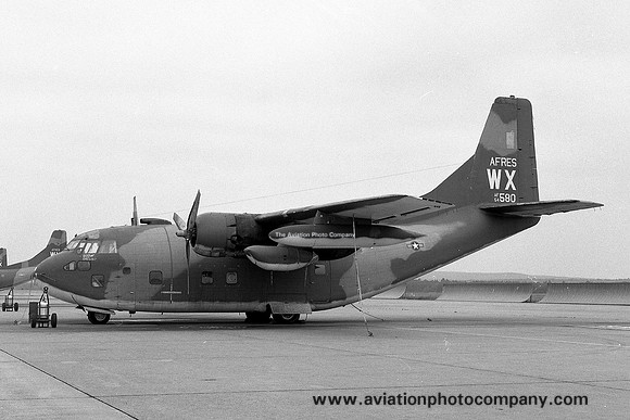 USAF AFRes 731 TAS Fairchild C-123K Provider 54-0580/WX (1974)