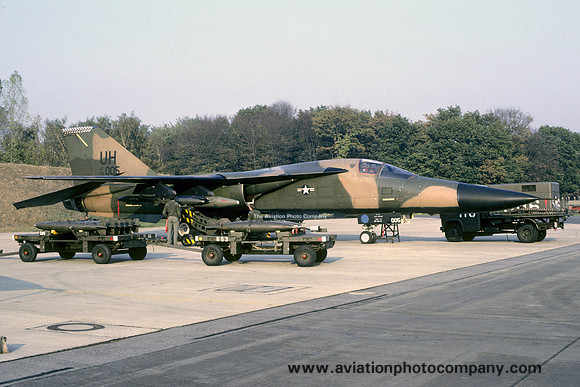 USAF 20 TFW 55 TFS General Dynamics F-111E Aardvark 68-0005/UH (1985)
