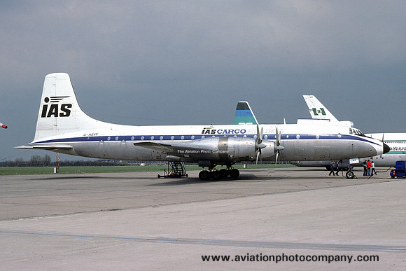 IAS Cargo International Aviation Service Bristol Britannia 312F G-AOVF