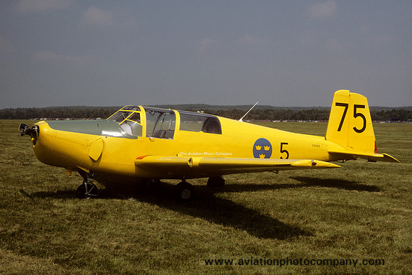 Swedish Air Force F5 SAAB Safir Sk50C 50085/75 (1986)