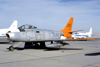US Army Canadair CL-13 Sabre Mk5 23151 at Mojave (1980)