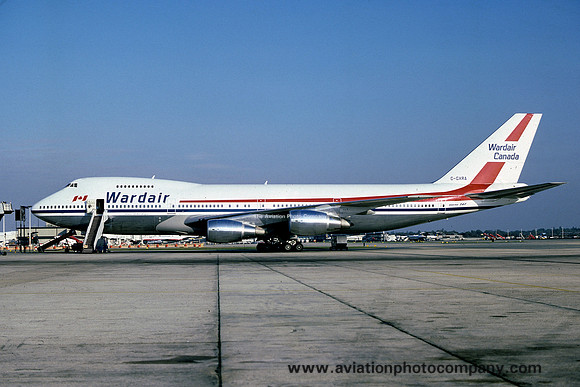 Wardair Canada Boeing 747-211B C-GXRA (1978)