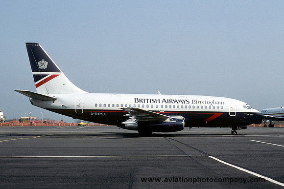 British Airways Birmingham Boeing 737 G-BKYJ (1993)