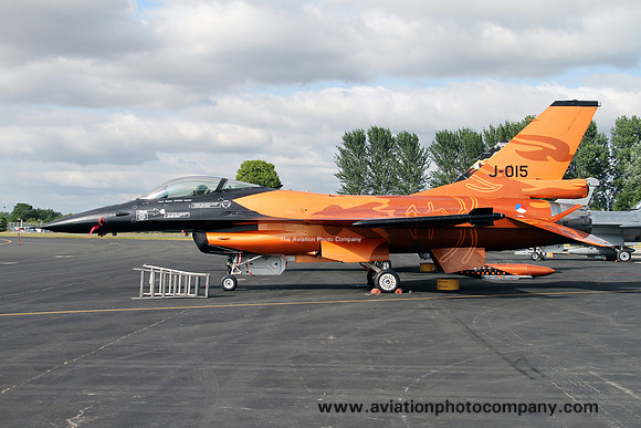 Dutch Air Force GD F-16AM J-015 at RIAT Fairford (2013)